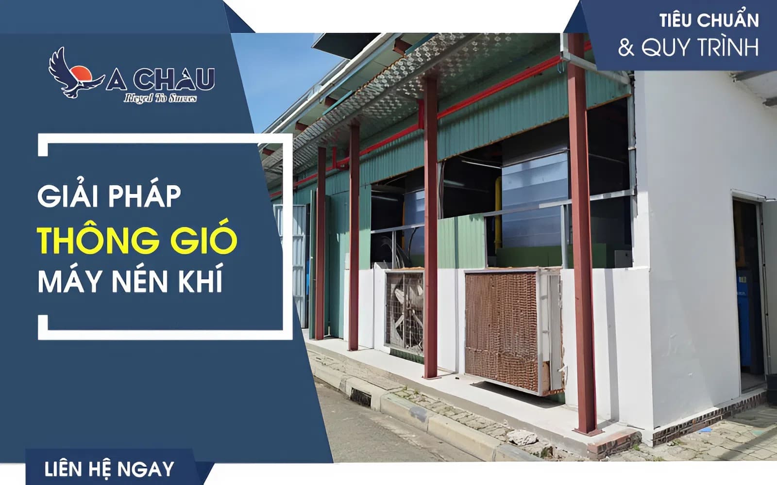  Giải Pháp Thông Gió Máy Nén Khí Tối Ưu Hiệu Quả