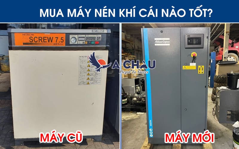  Mua máy nén khí cũ và mới – Cái nào tốt nhất?