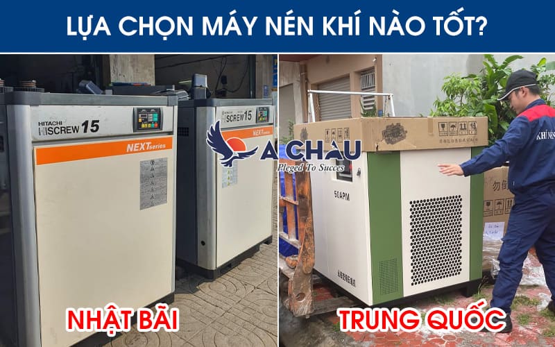  Máy nén khí Trung Quốc và Nhật bãi lựa chọn nào là tốt nhất?