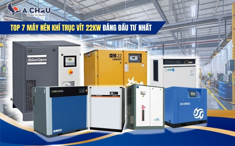  Top 7 máy nén khí 22kW đáng đầu tư nhất hiện nay