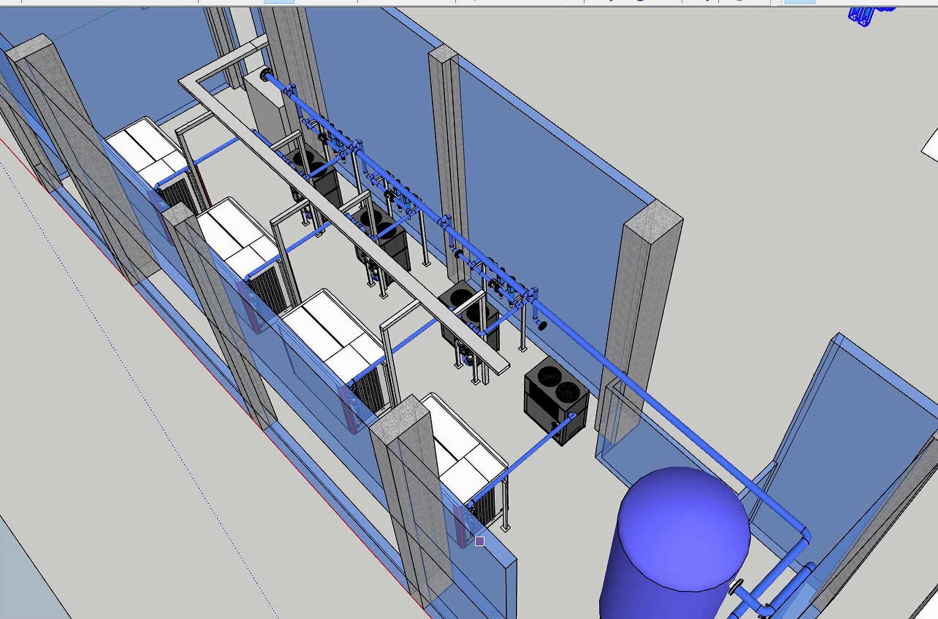 PHÒNG MÁY NÉN KHÍ MÔ PHỎNG