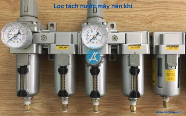 Lọc tách nước máy nén khí là gì? Cấu tạo và nguyên lý hoạt động