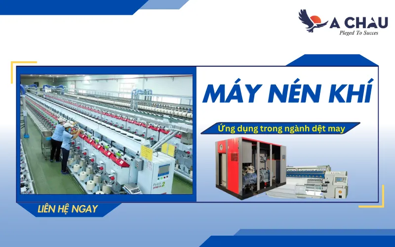  Các giải pháp máy nén khí dùng trong ngành dệt may