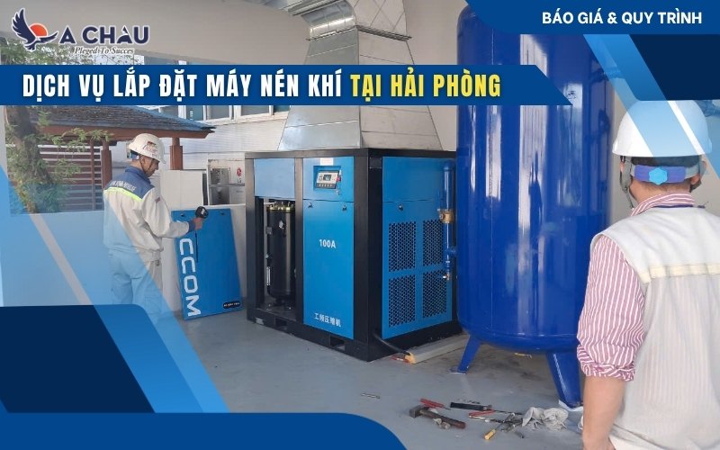  Dịch vụ lắp đặt máy nén khí tại Hải Phòng uy tín