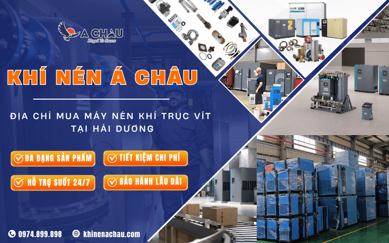  Địa chỉ mua máy nén khí trục vít tại Hải Dương uy tín, giá tốt