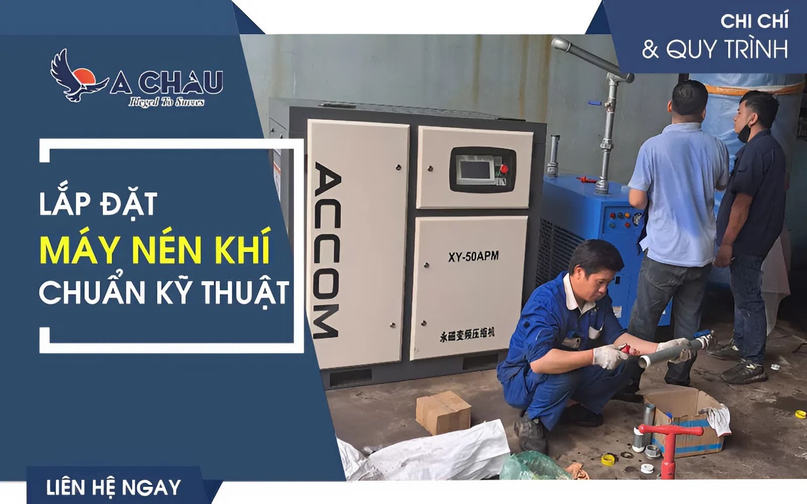  Lắp Đặt Máy Nén Khí Chuẩn Kỹ Thuật: Hướng Dẫn Từ A-Z